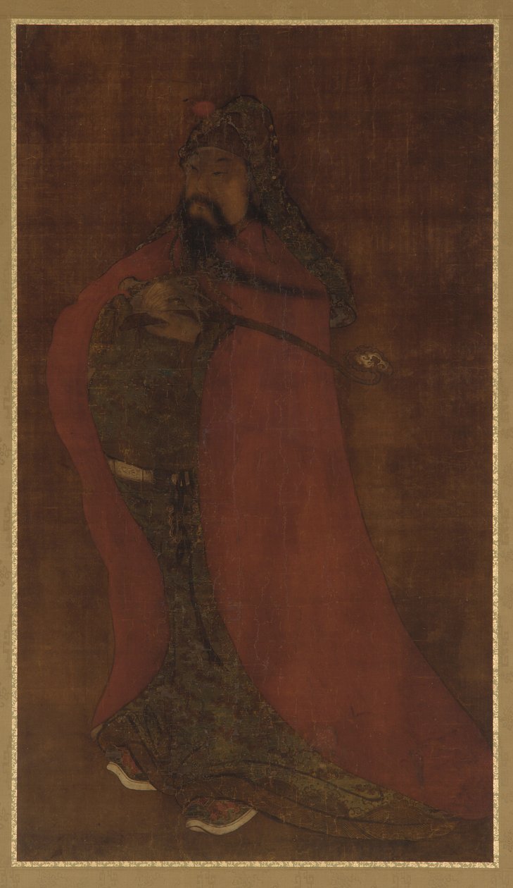 Portret van een Han-keizer, 1279-1368 door Unbekannt