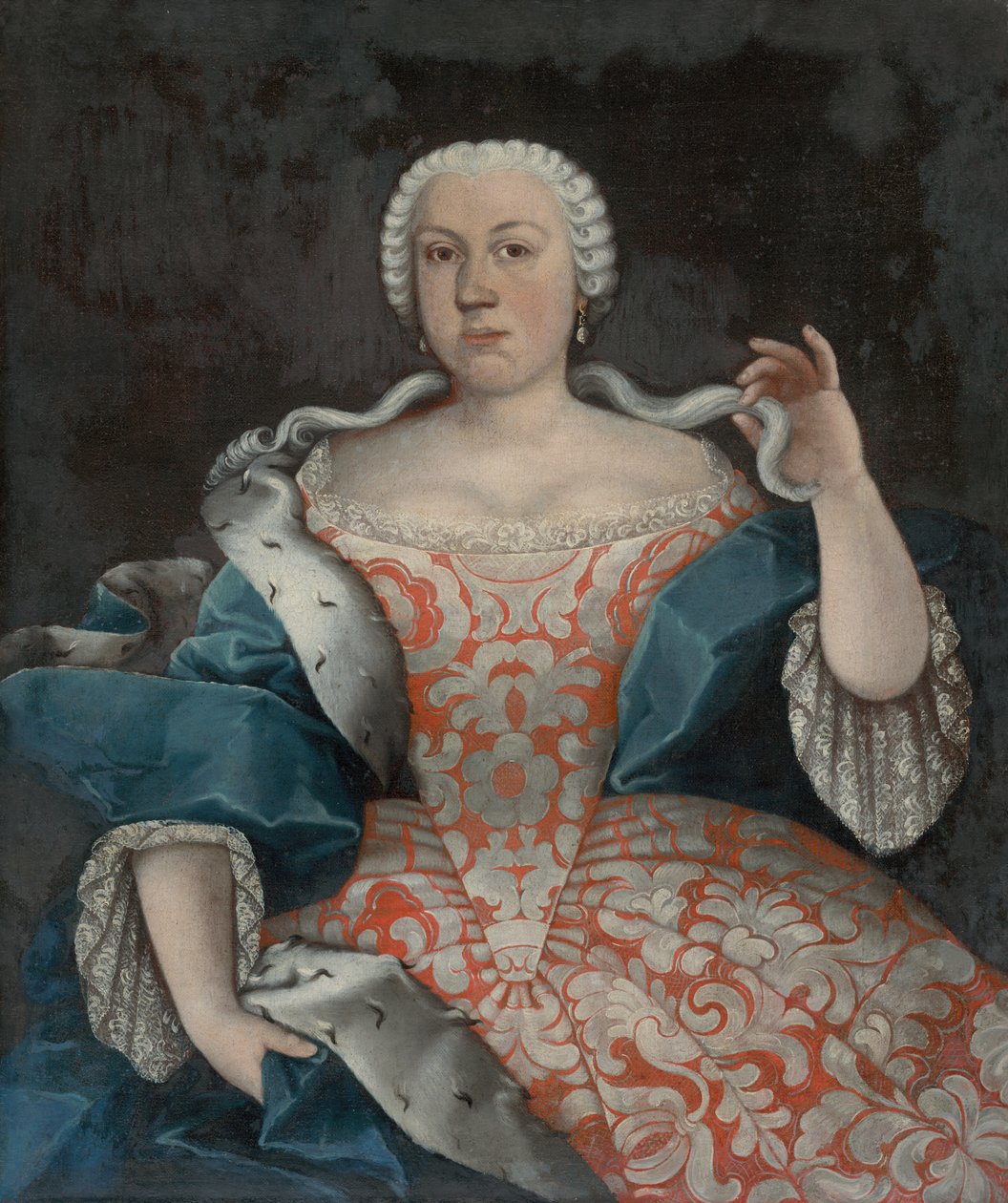 Portret van een Jonge Zemianka door Unbekannt