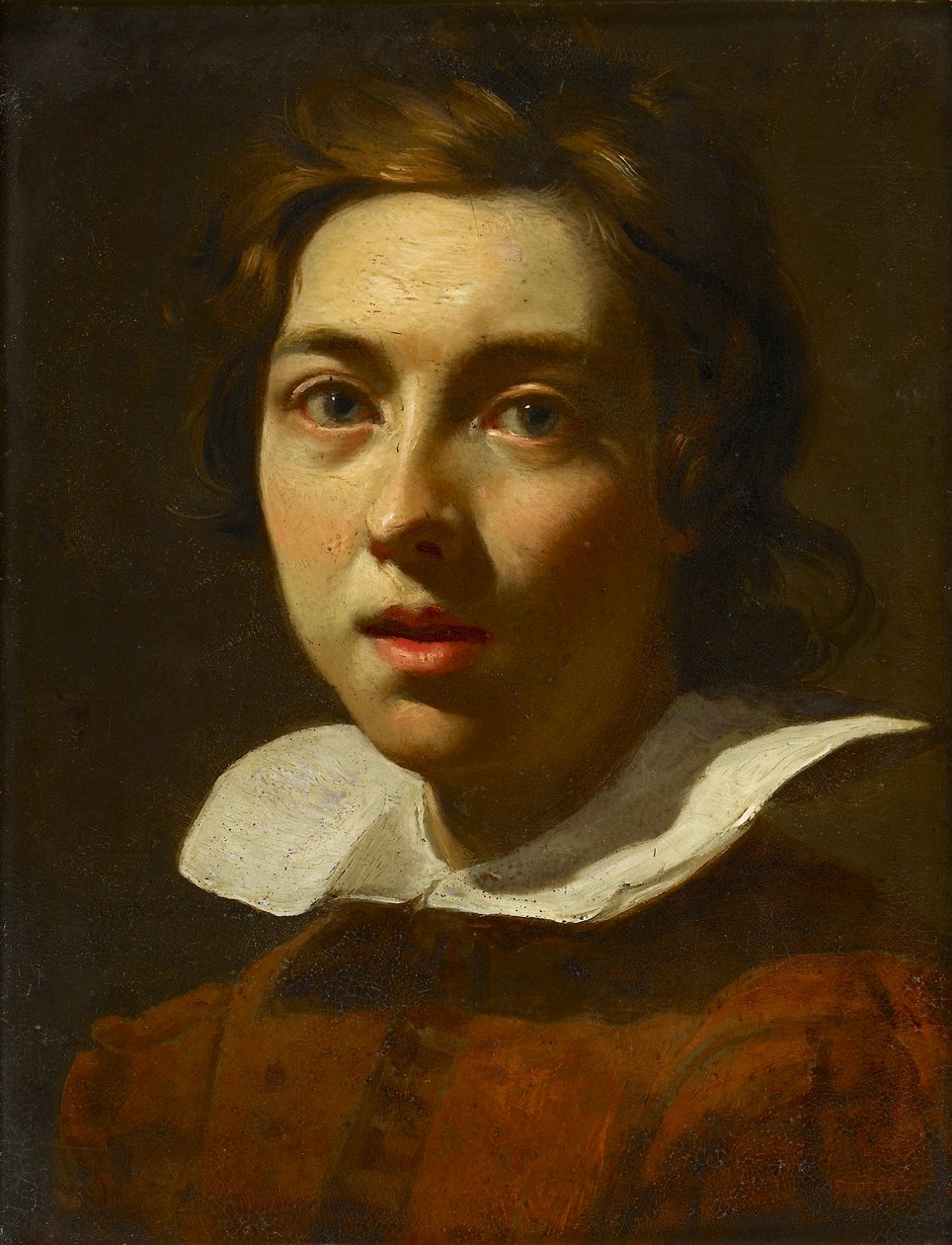 Portret van een jonge Man, midden 17e eeuw door Unbekannt