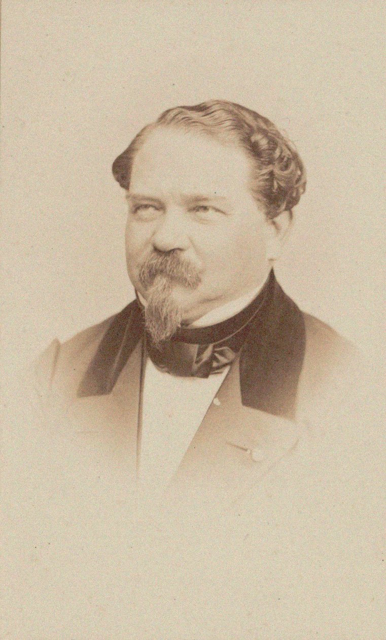 Portret van de Componist Jean-Georges Kastner door Unbekannt
