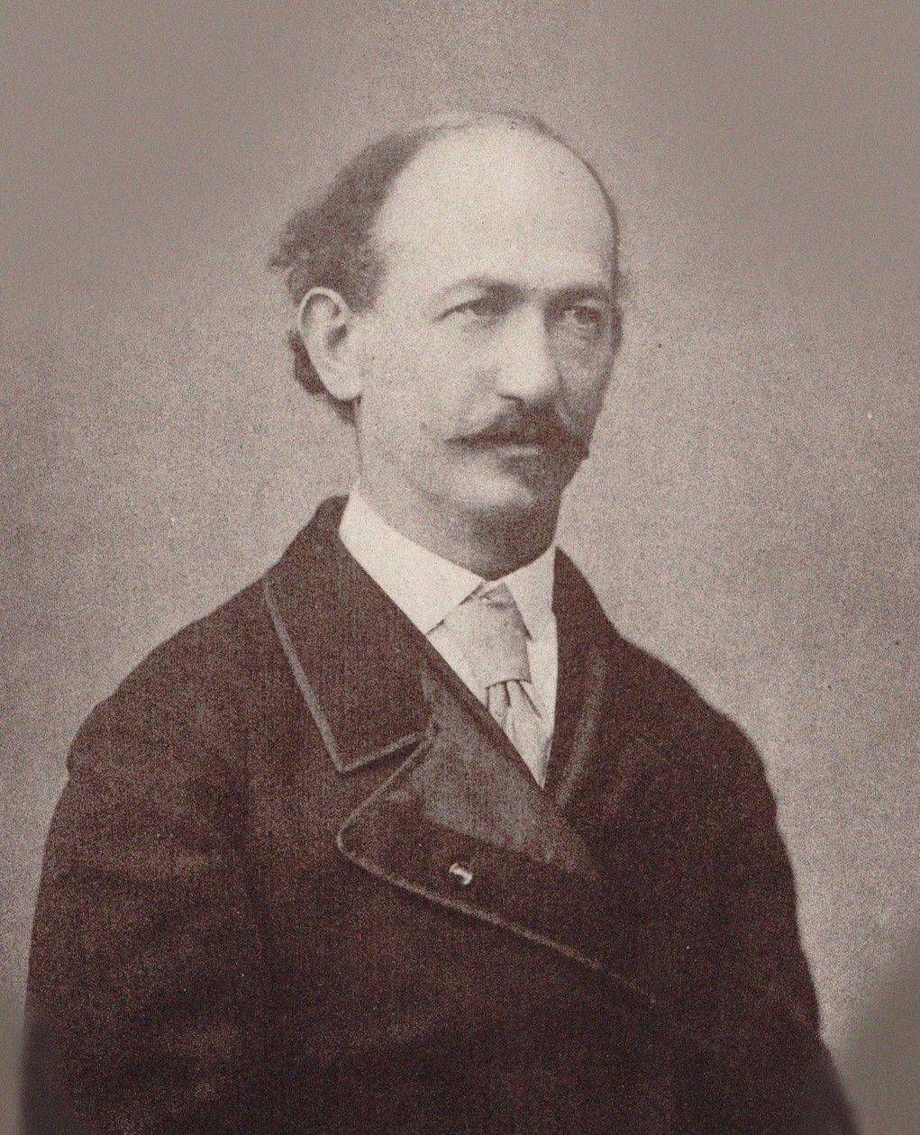 Portret van de componist Maurice Strakosch 1825-1887, ca. 1870 door Unbekannt