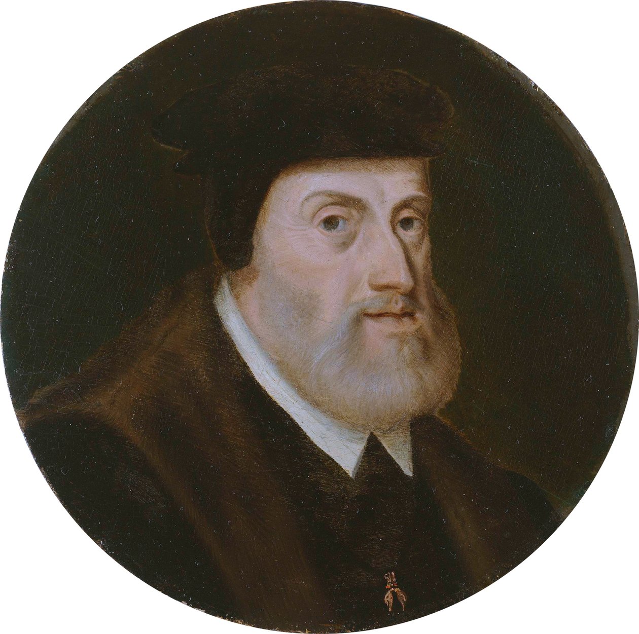 Portret van keizer Karel V 1500-1558, ca. 1550 door Unbekannt