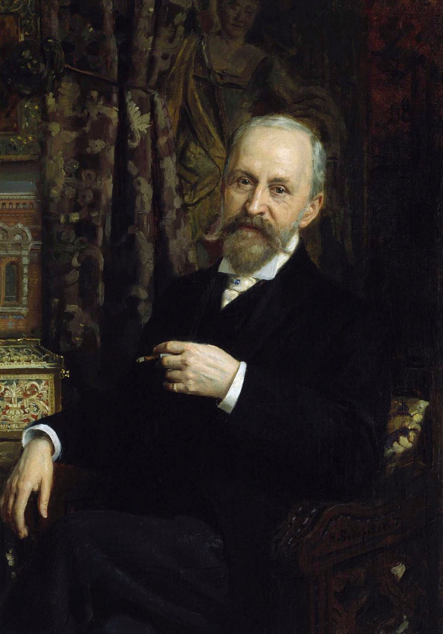 Portret van de architect Alfred Parland, 19e eeuw door Unbekannt