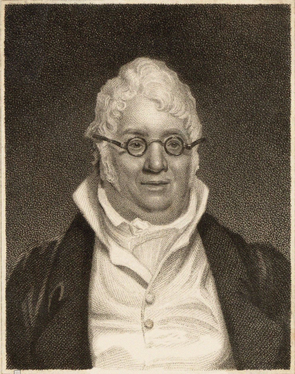 Portret van de componist James Hook, c. 1800 door Unbekannt