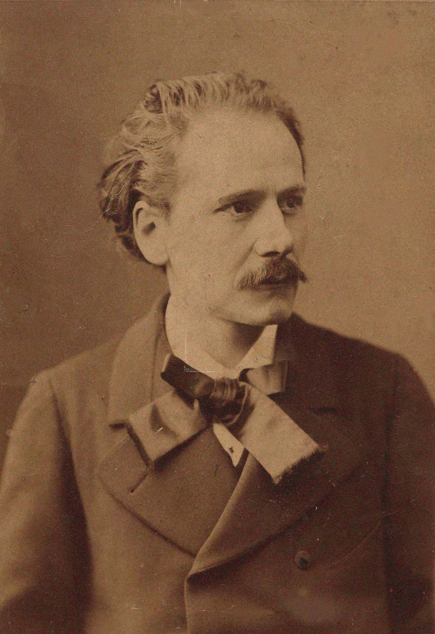 Portret van de componist Jules Massenet door Unbekannt
