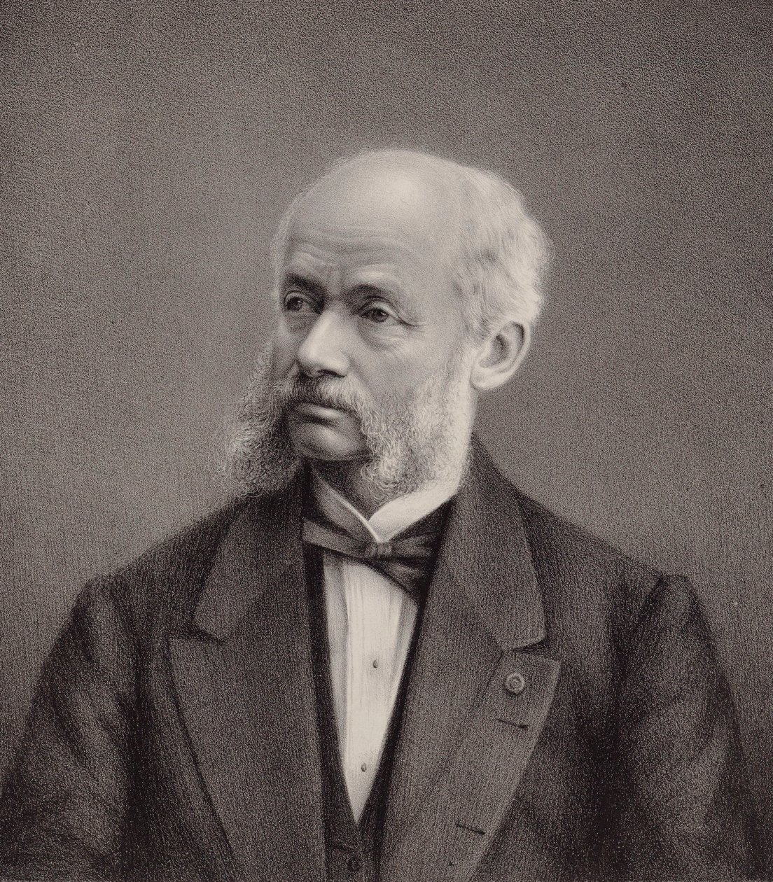 Portret van de violist en componist Henri Vieuxtemps door Unbekannt