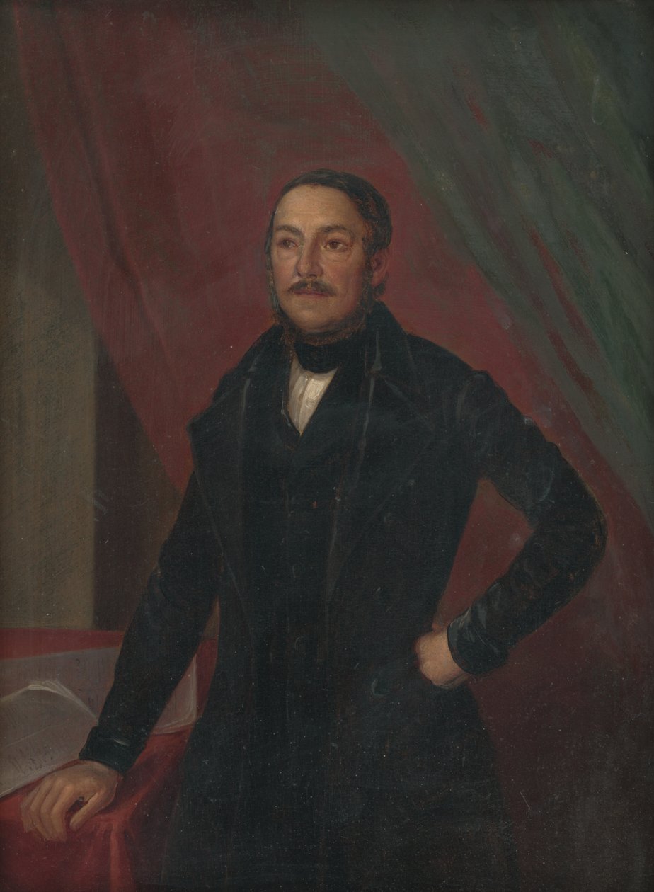 Portret van een Man door Unbekannt Unbekannt