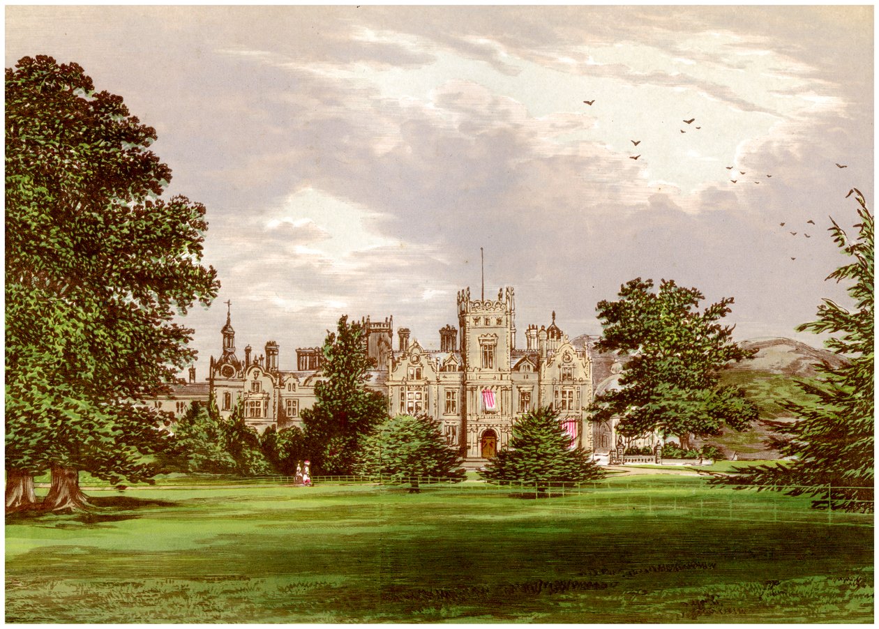 Preston Hall, Kent, huis van de familie Brassey, c1880 door Unbekannt
