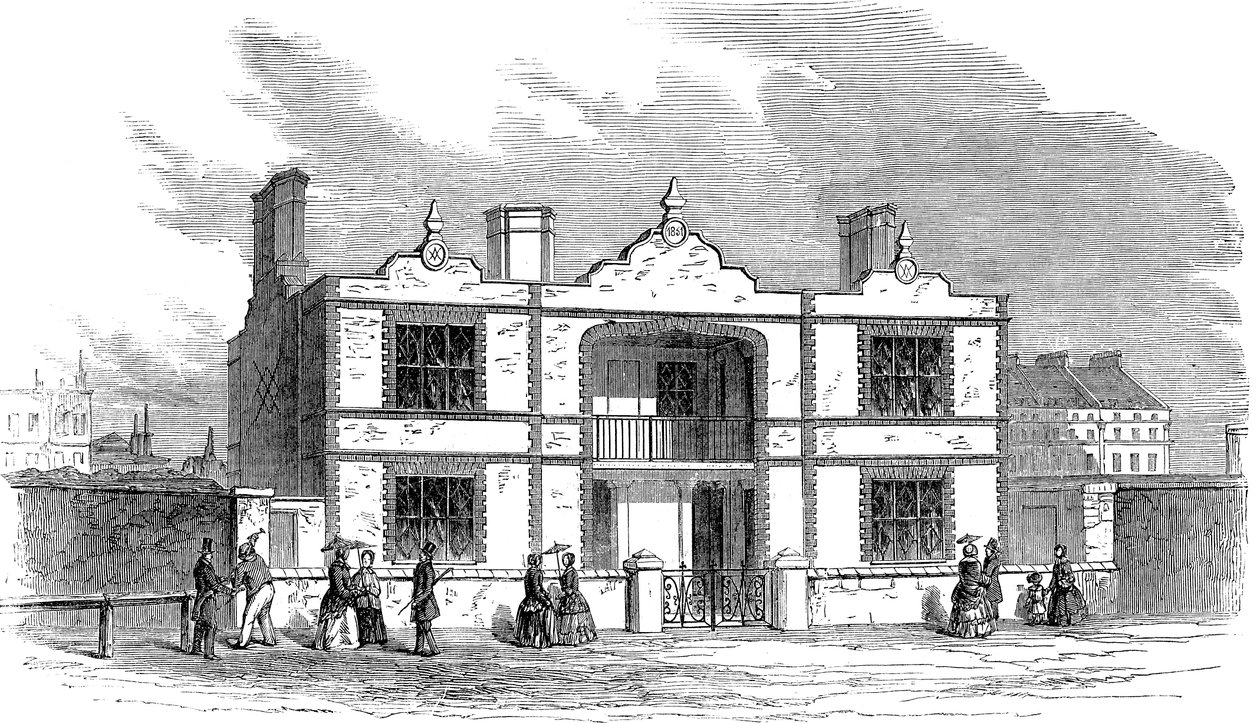 Modelwoning van prins Albert voor de arbeidersklasse, 1851 door Unbekannt