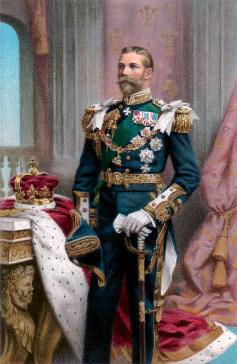 Prins van Wales, 1902 door Unbekannt
