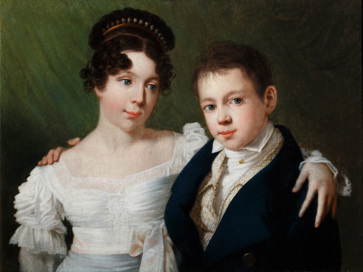 Prinses Alexandrine van Pruisen 1803-1892 en prins Albert van Pruisen 1809-1872, 1810s door Unbekannt