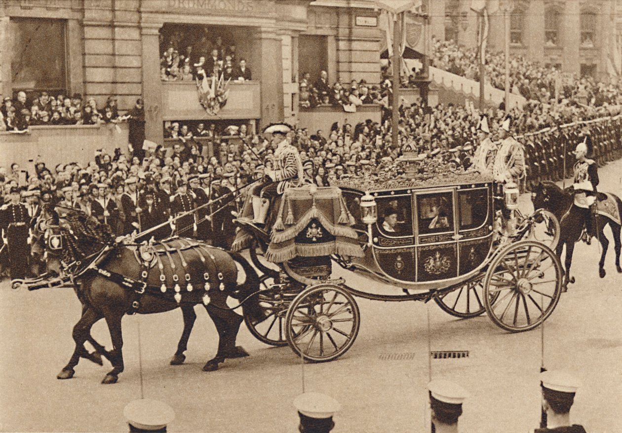 Prinses Elizabeth en haar neef Lord Lascelles met de Prinses Royal, 1937 door Unbekannt