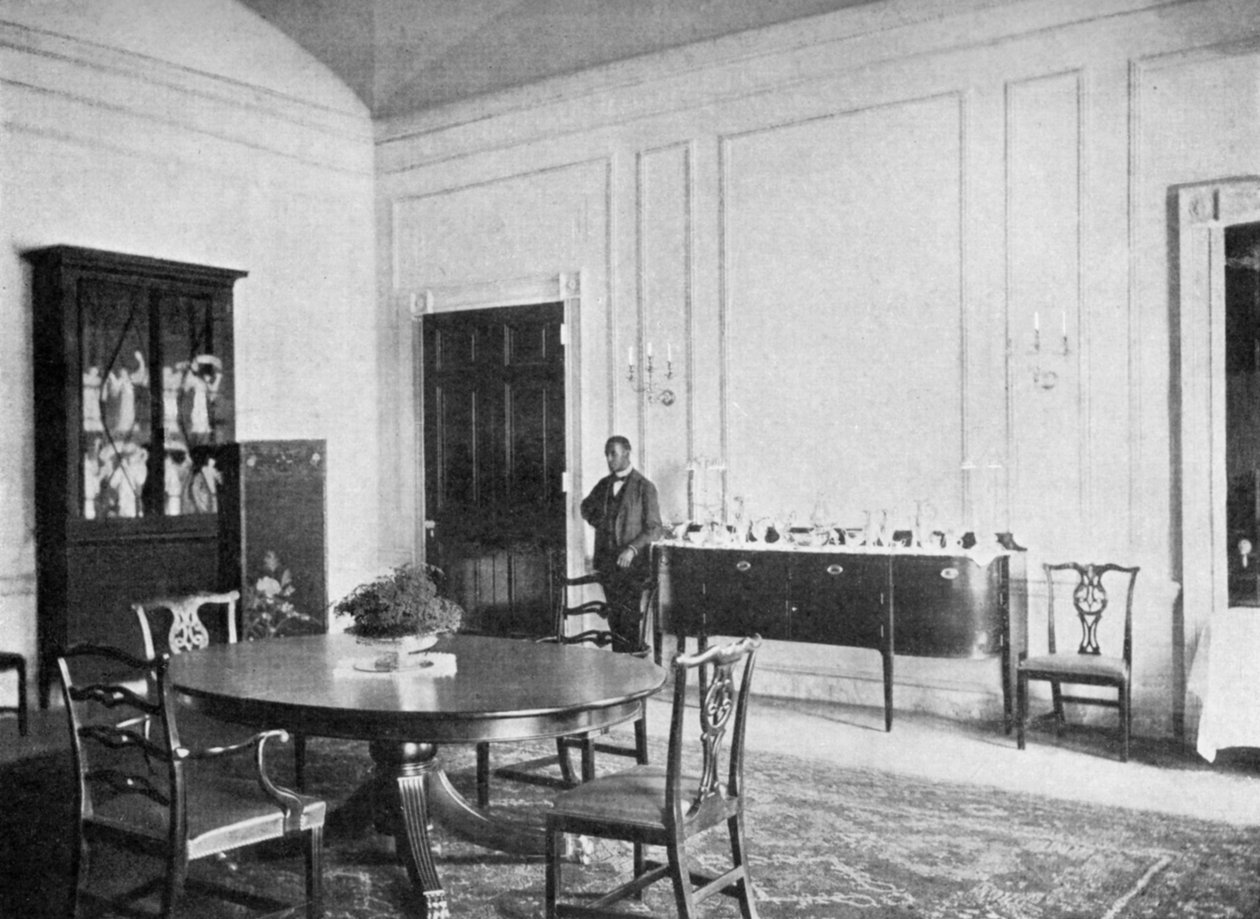 Privé-eetkamer in het Witte Huis, Washington DC, VS door Unbekannt
