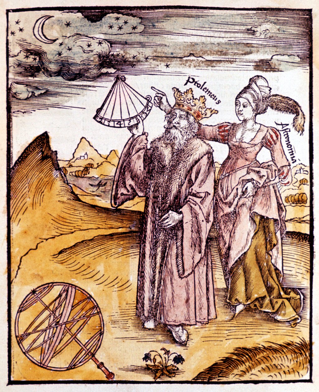 Ptolemaeus, Alexandrijnse Griekse astronoom en geograaf, 1508 door Unbekannt