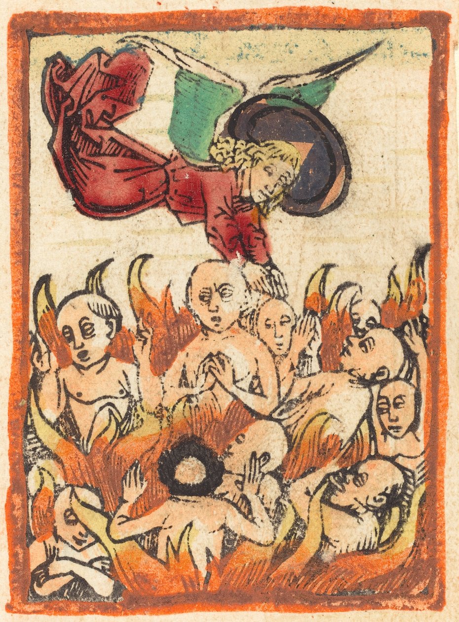Vagevuur, c. 1480 door Unbekannt