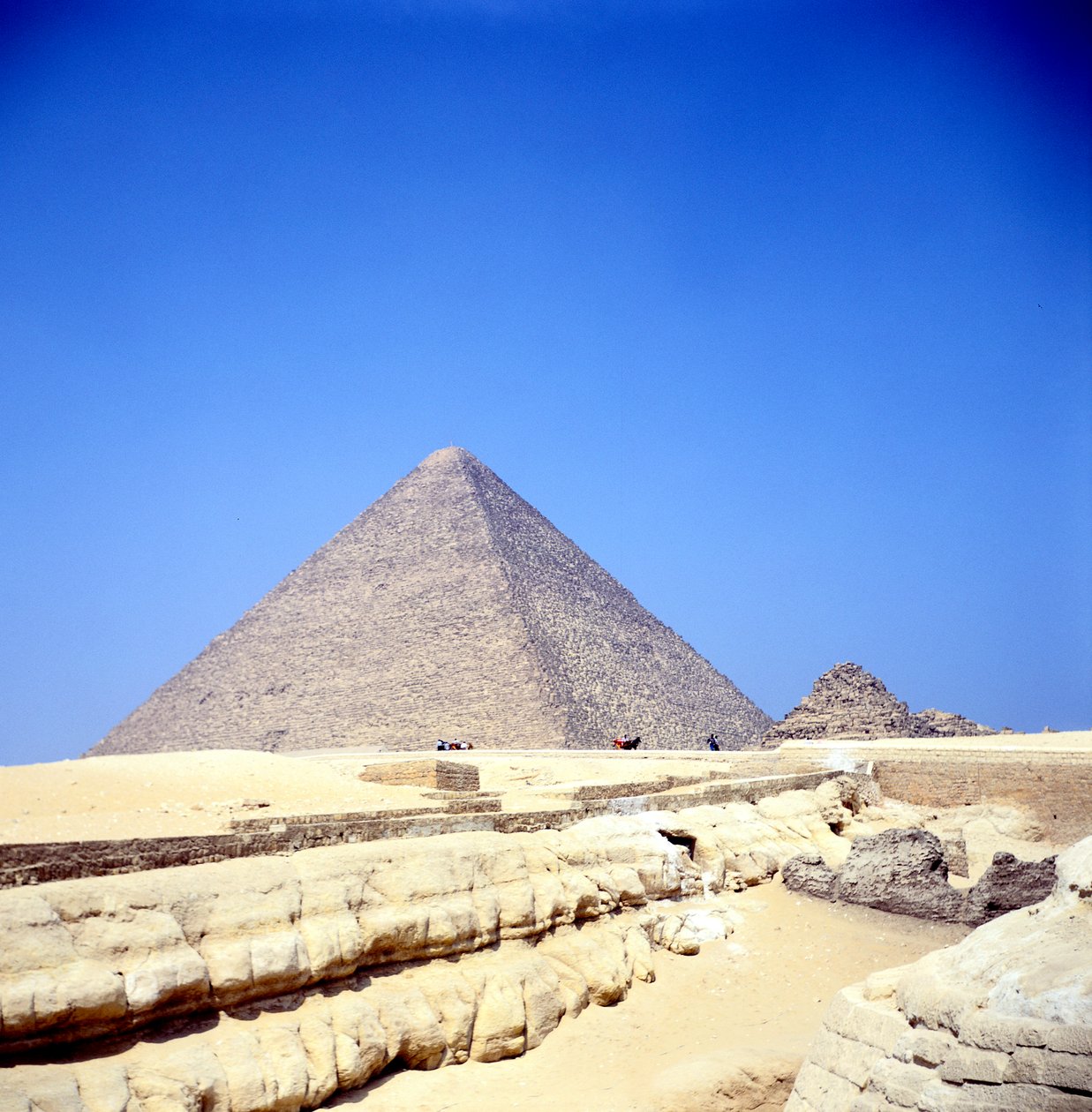 Piramide van Gizeh, Egypte, Oude Koninkrijk door Unbekannt