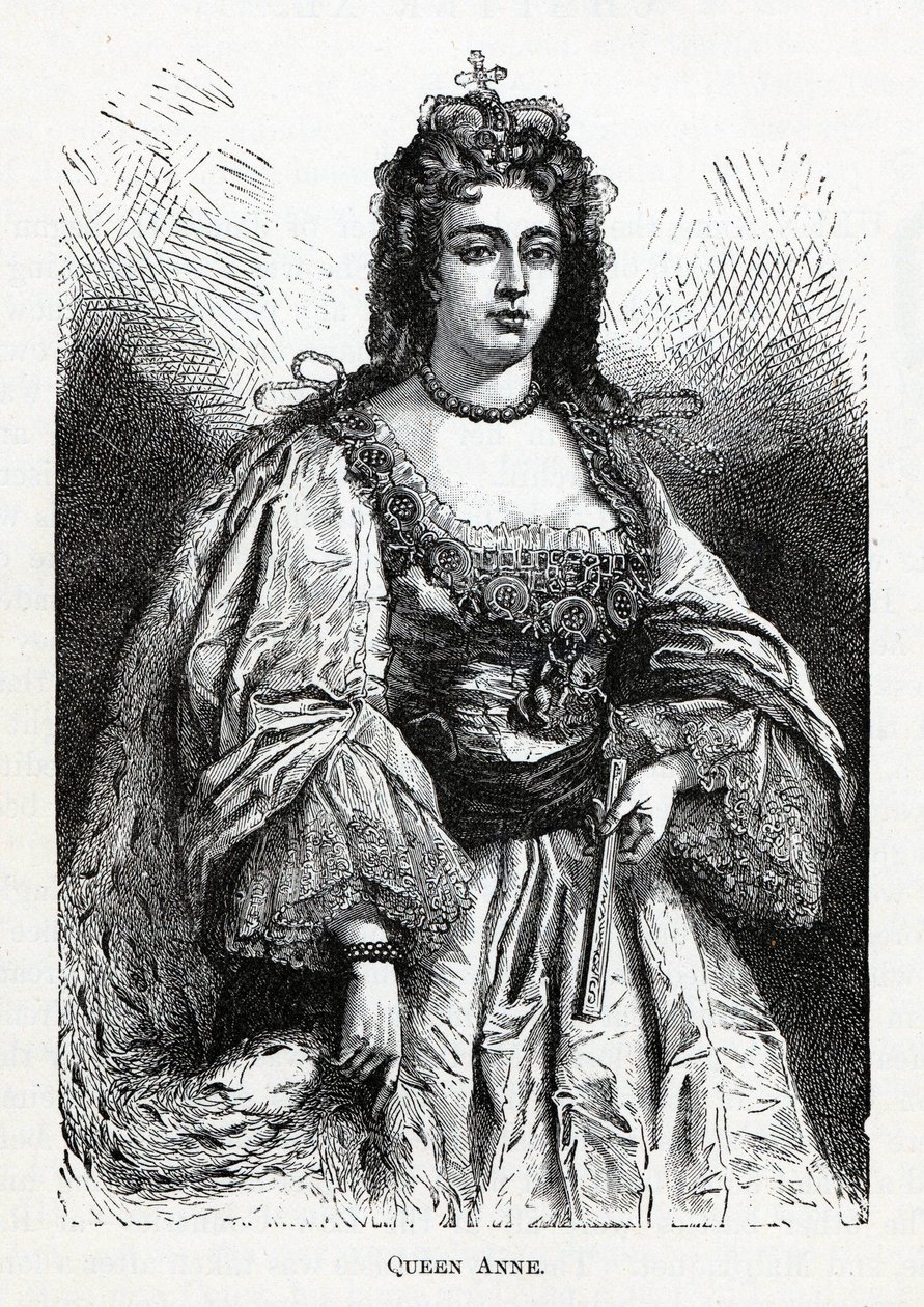 Koningin Anne, 1882 door Unbekannt