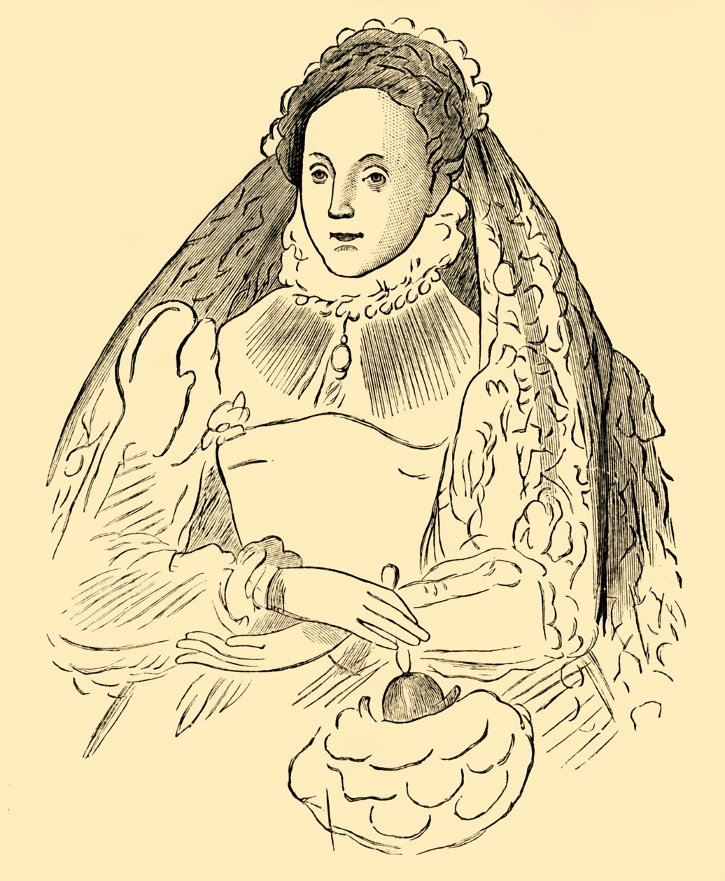 Koningin Elizabeth, 1881 door Unbekannt