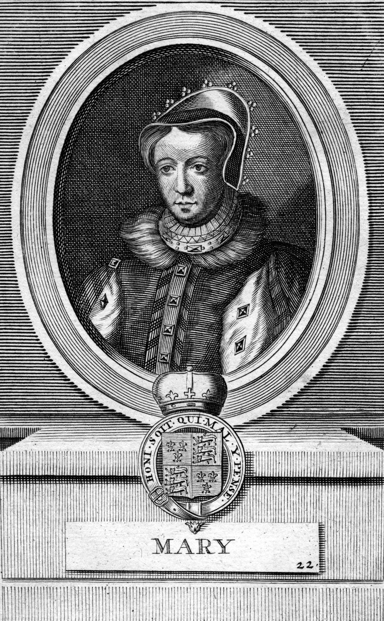 Koningin Mary I van Engeland door Unbekannt