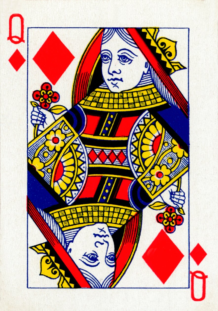 Koningin van Ruiten uit een kaartspel van Goodall & Son Ltd. door Unbekannt