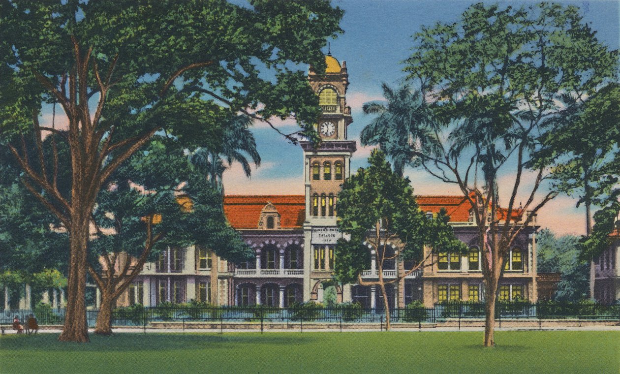 Queens Royal College, Trinidad, B.W.I., ca. 1940s door Unbekannt