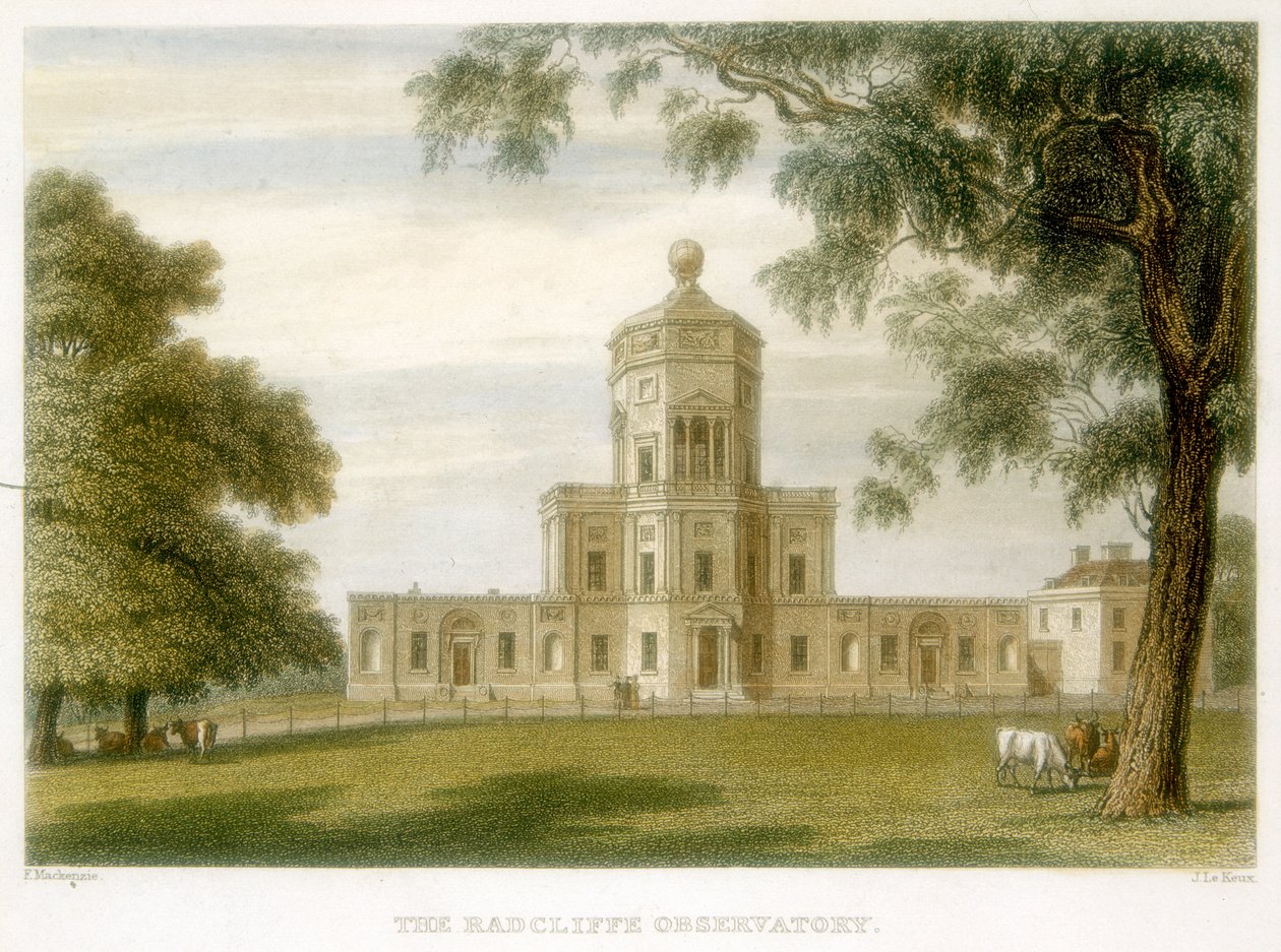 Radcliffe Observatorium, Oxford, Engeland, 1834 door Unbekannt