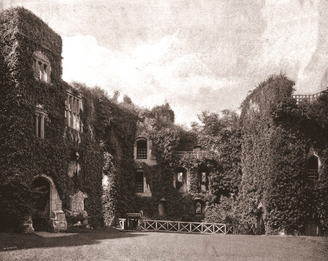Kasteel Raglan, Monmouthshire, Wales, 1894 door Unbekannt