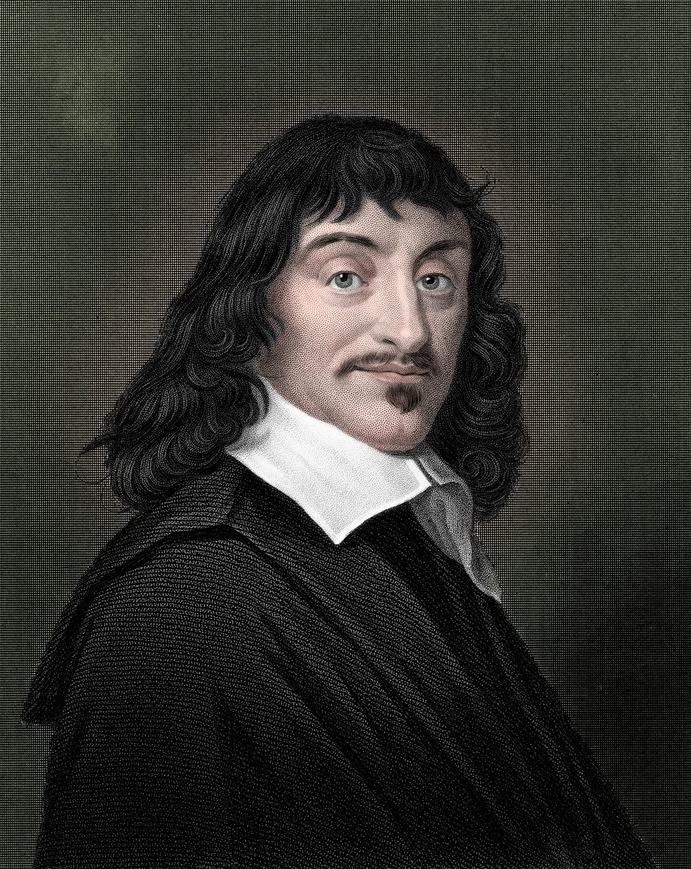 Rene Descartes, Franse filosoof en wiskundige, 1835 door Unbekannt