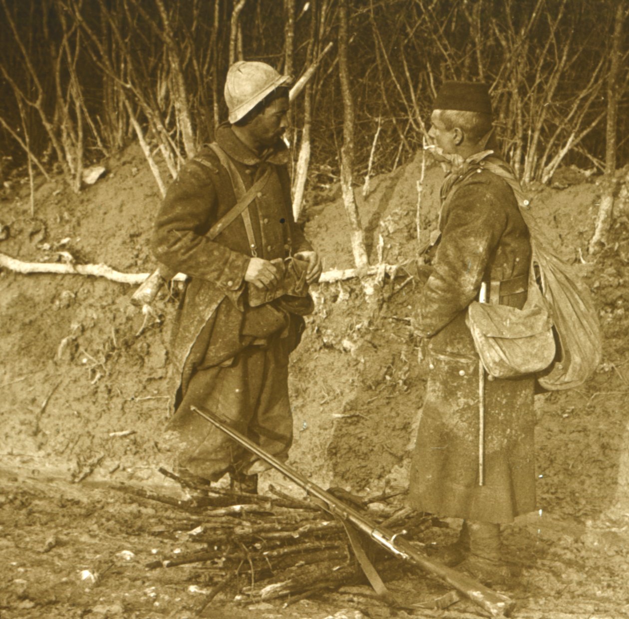 Terugkeer uit Verdun, Noord-Frankrijk, ca. 1914-ca. 1918 door Unbekannt