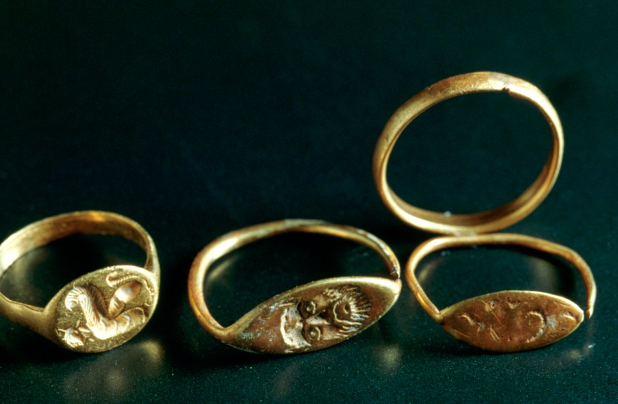 Ringen, sieraden, Tunesië, ca. 3e-4e eeuw door Unbekannt