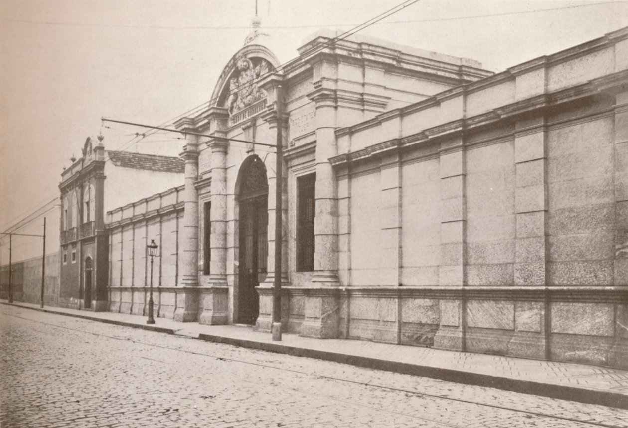 Rio-politie: ingang van het Huis van Correctie, 1914 door Unbekannt