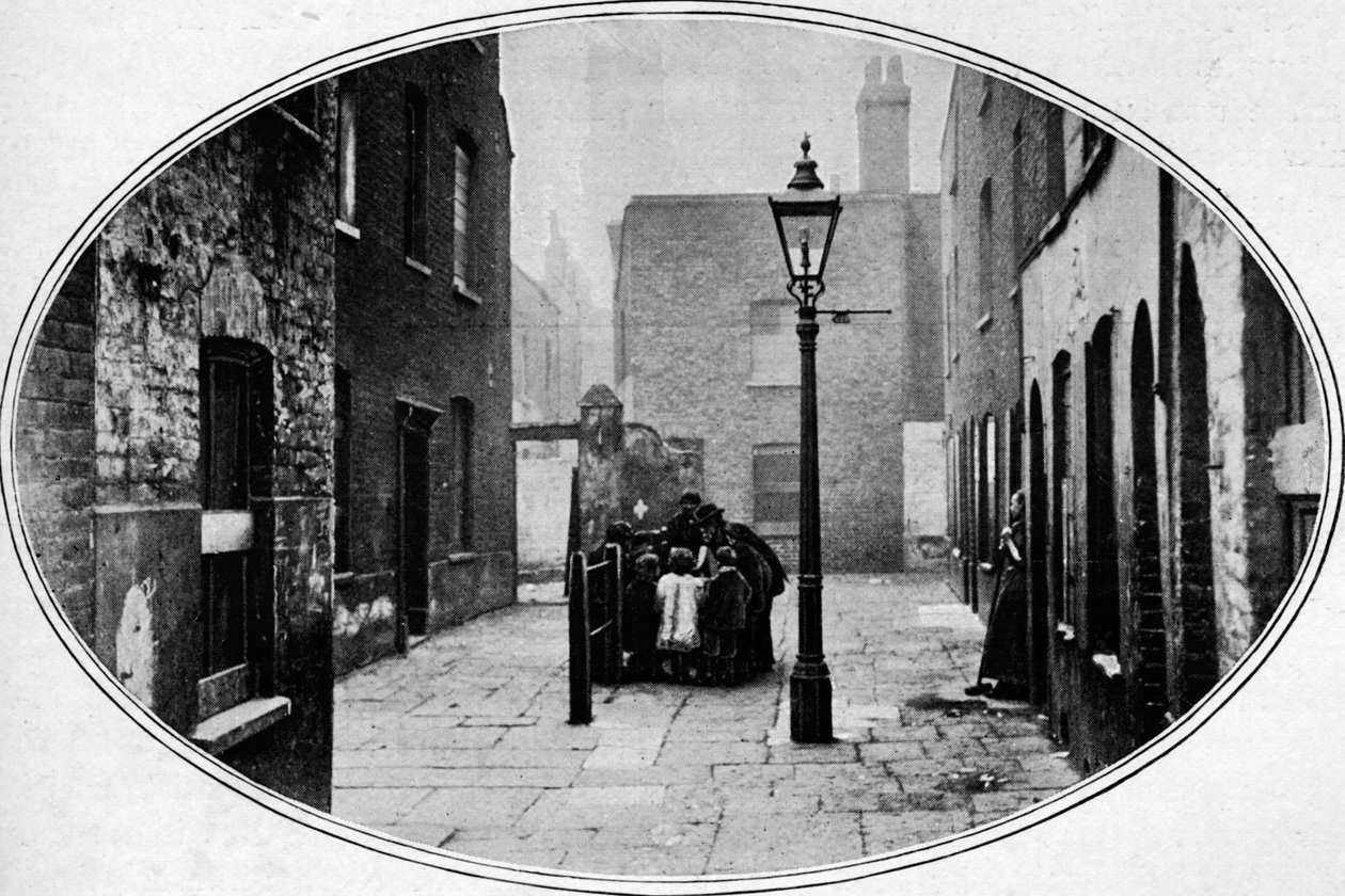Rijp voor uitzetting, Londen, ca. 1901 door Unbekannt