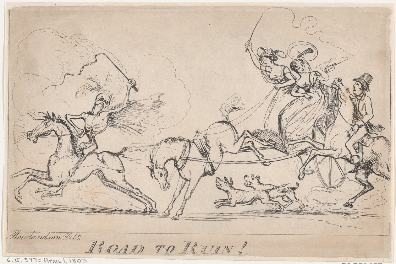 Weg naar de ondergang!, 1 april 1803 door Unbekannt