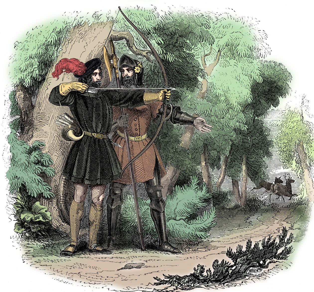 Robin Hood, legendarische Engelse volksheld en kampioen van de armen door Unbekannt