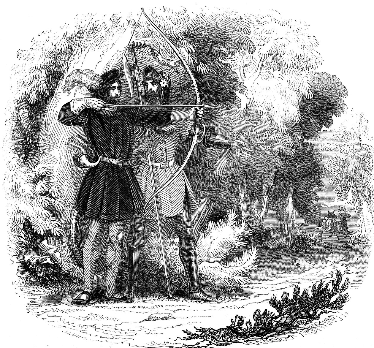 Robin Hood, legendarische Engelse volksheld en kampioen van de armen door Unbekannt