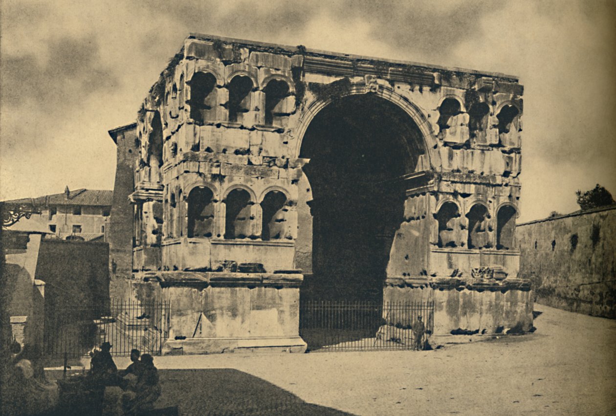 Rome - Boog van Janus Quadrifrons in het Forum Boarium, 1910 door Unbekannt