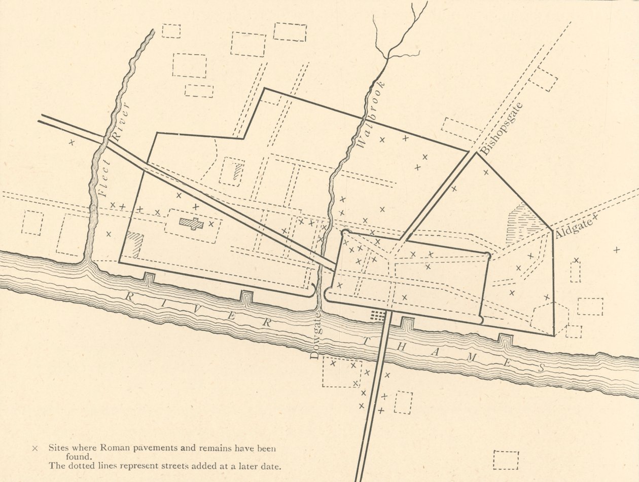 Romeins Londen, 1908 door Unbekannt