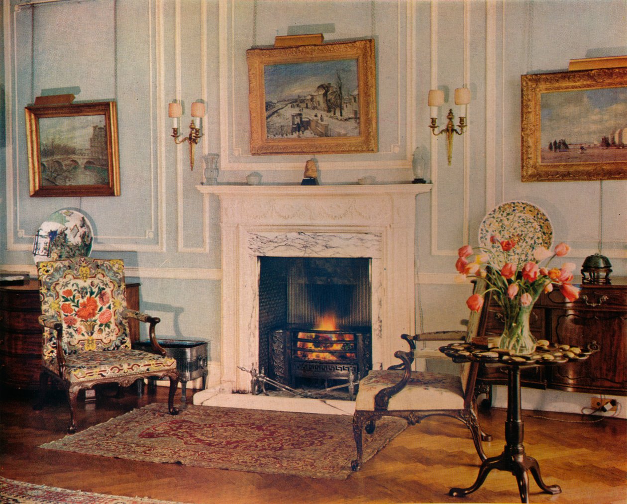 Kamer in het huis van mevrouw Chester Beatty, 1932 door Unbekannt