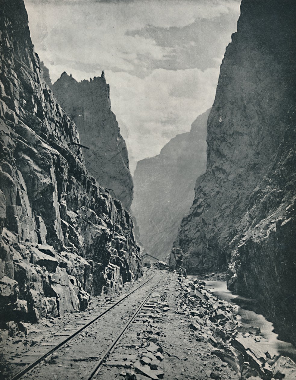 Royal Gorge van de Arkansas, c1897 door Unbekannt
