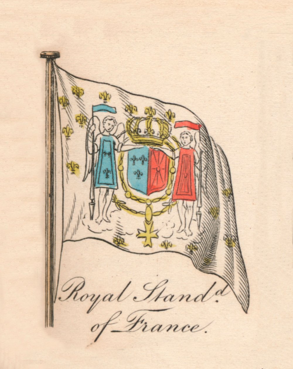 Koninklijke Standaard van Frankrijk, 1838 door Unbekannt