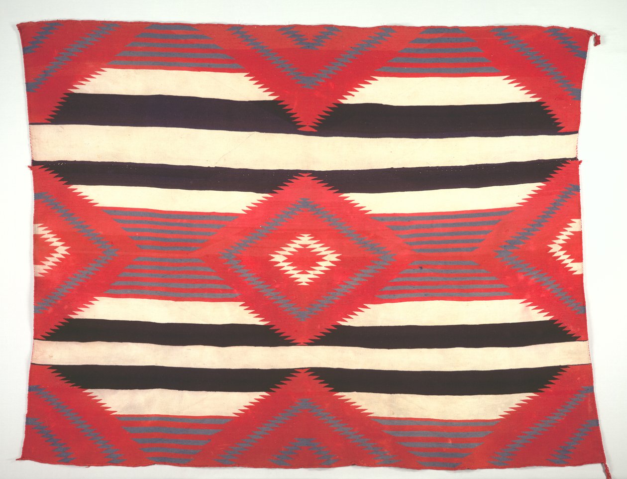 Rug Derde-fase Hoofddekenstijl, Germantown Weven, ca. 1890-1910 door Unbekannt