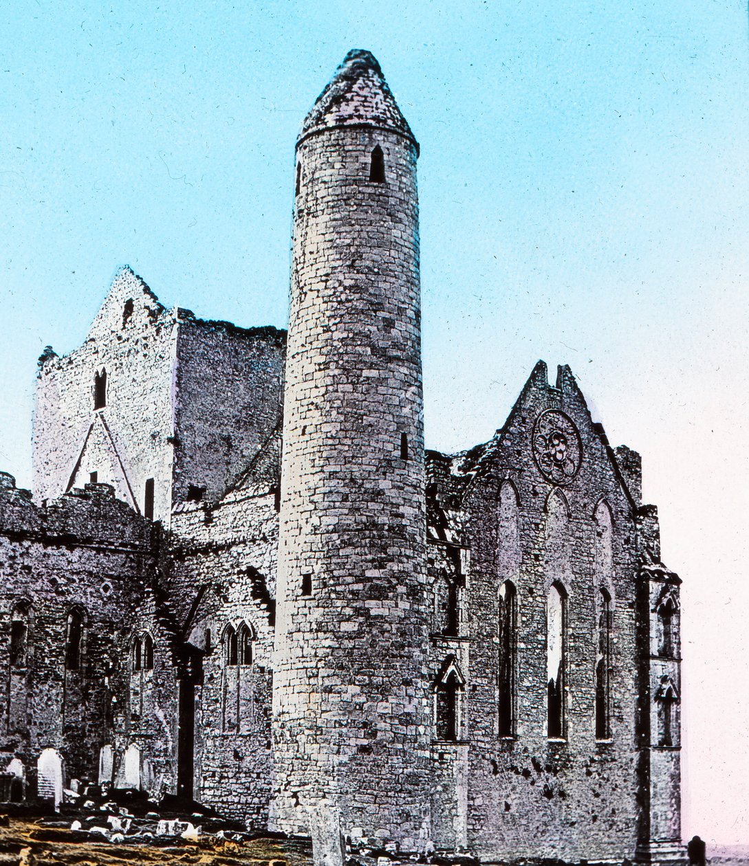 Ruïnes op de Rots van Cashel Co., Tipperary, ca. 1910 door Unbekannt