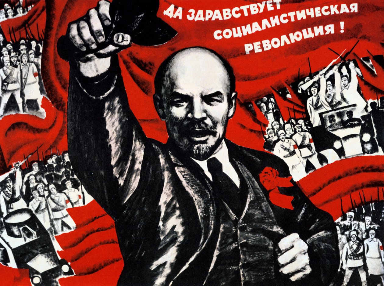Russische Communistische Partij poster, 20e eeuw door Unbekannt