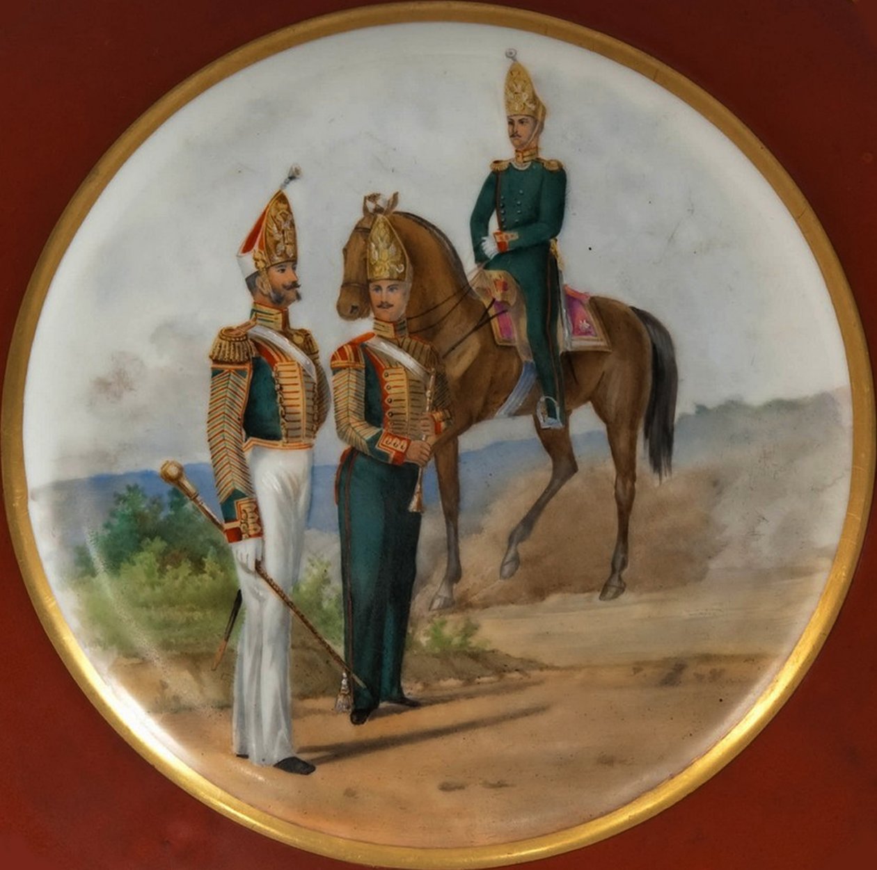 Russische Grenadiers Plaat, 1850s door Unbekannt