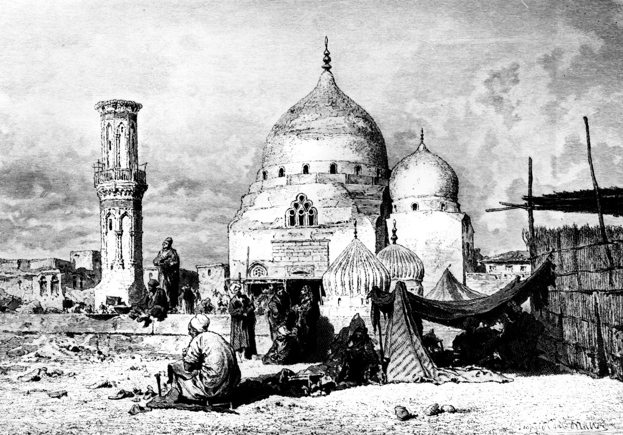 Moskee van Saint Ibrahim, Dessouk, Egypte, 1880 door Unbekannt