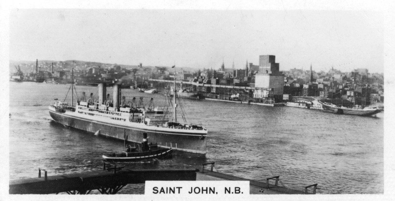 Saint John Harbour, New Brunswick, Canada door Unbekannt