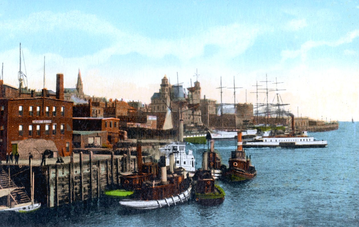 Haven van Saint John, Saint John, New Brunswick, Canada, c1900s door Unbekannt