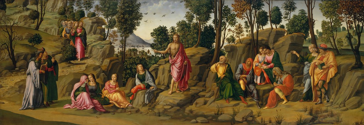 Sint Johannes de Doper getuigt, ca. 1506-7 door Unbekannt