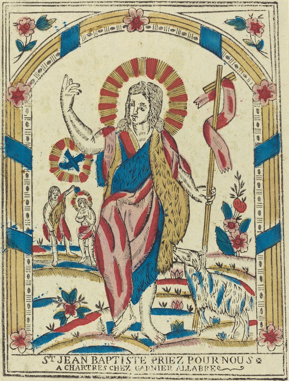 Sint Johannes de Doper bid voor ons, ca. 1820 door Unbekannt