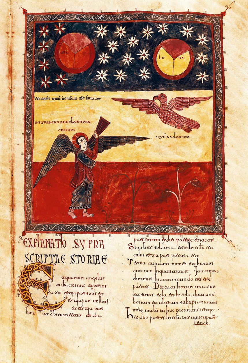 Sint Jan de Evangelist (miniatuur), 976 door Unbekannt